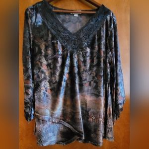 Unity VelvetTop Size 1X Women's EUC
